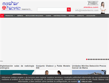 Tablet Screenshot of mastertecnic.com